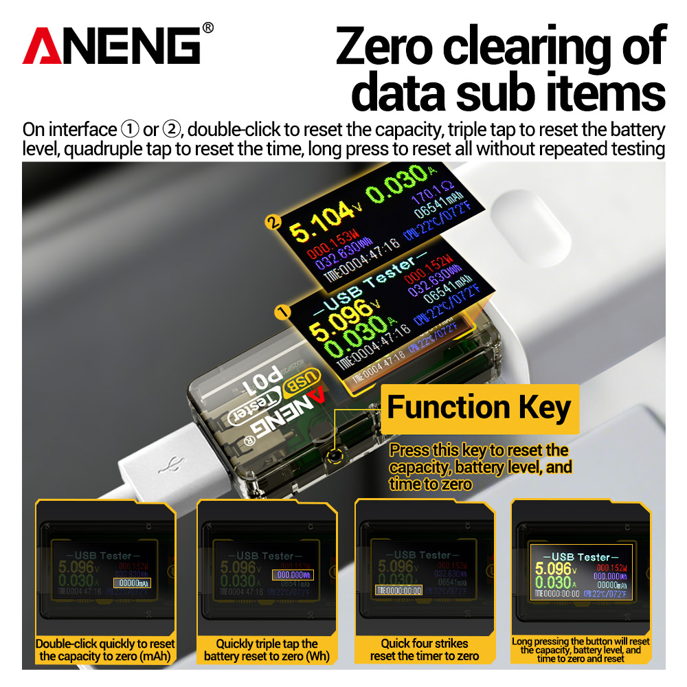 Probador USB ANENG P01, voltím - Logic Analyzer Usb reseña y precio